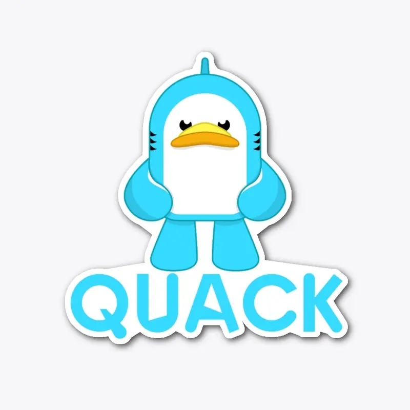 Quack Sticker